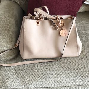 Michael Kors rose gold shoulder bag